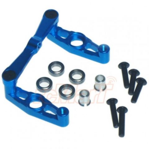 Componenti Sterzo In Alluminio Blu GPM Racing Per Tamiya TT02 - GPMTT2048B