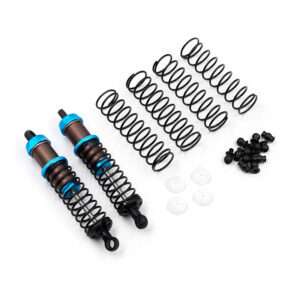 BBG-0090BU Yeah Racing Aluminium Big Bore Go Rear 90mm Oil Shocks Tamiya TT-02B