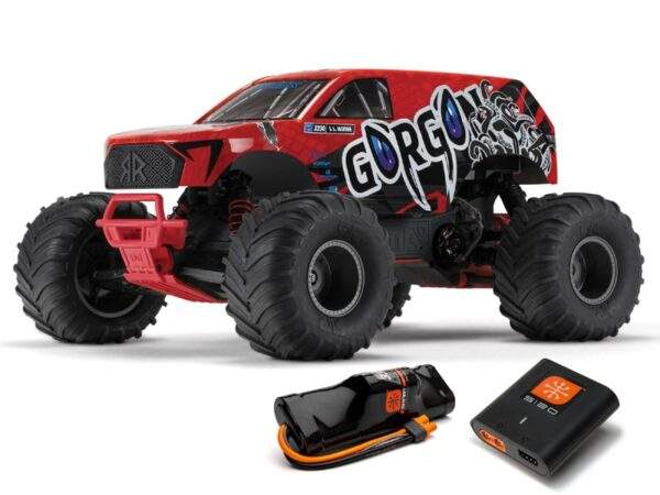 C-ARA3230ST2 Arrma Gorgon MT RTR w/8.4v Batt/USB Charger Red