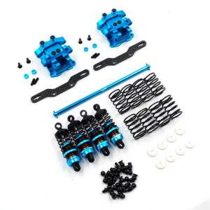 TATT-S07BU YEAH RACING ALUMINUM PERFORMANCE DAMPER UPGRADE SET FOR TAMIYA TT02