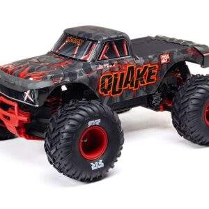 C-ARA3537T1 Arrma 1/10 QUAKE 223S DSC 2WD RTR Brushless Monster Truck, Red