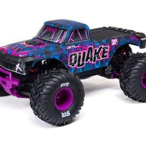 C-ARA3537T3 Arrma 1/10 QUAKE 223S DSC 2WD RTR Brushless Monster Truck, Purple
