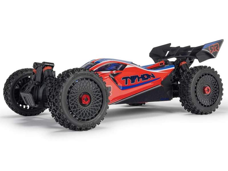 C-ARA4306V4T3 Arrma 1/8 TYPHON 223S BLX 4X4 Buggy RTR with DSC Red