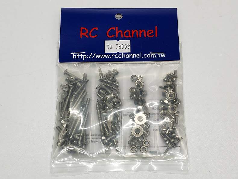 SW58059 TAMIYA PORSCHE 959 CELICA GR.B Re-building stainless steel screws set.