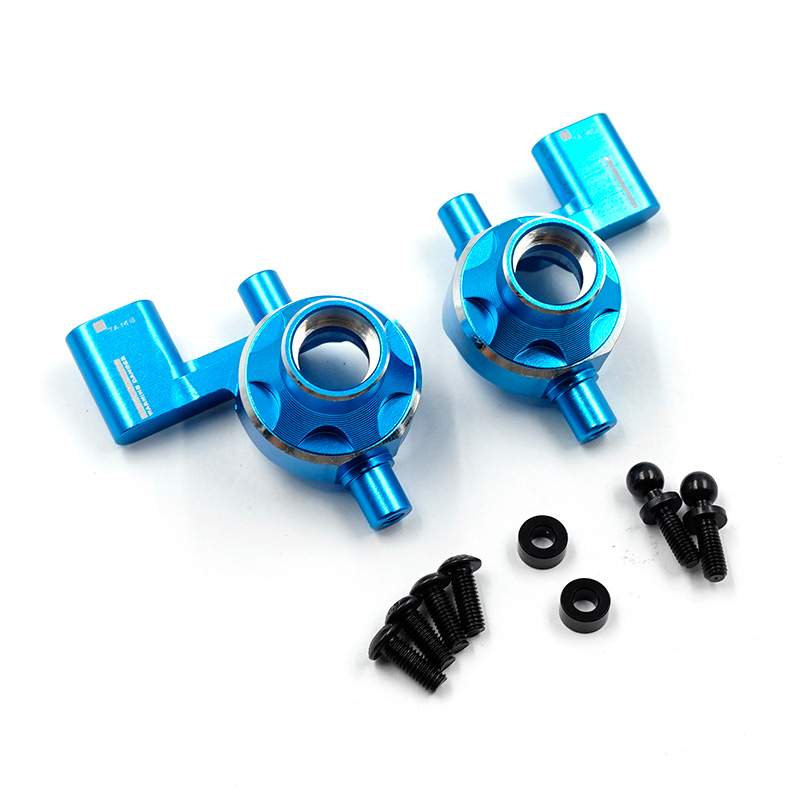 TAMB-007BU Yeah Racing ALUMINUM STEERING KNUCKLE SET (F or R) FOR TAMIYA MB-01 BT-01
