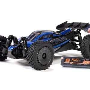 C-ARA2306ST2 Arrma 1/14 TYPHON GROM 223S BLX 4X4 with Batt/Charger Blue