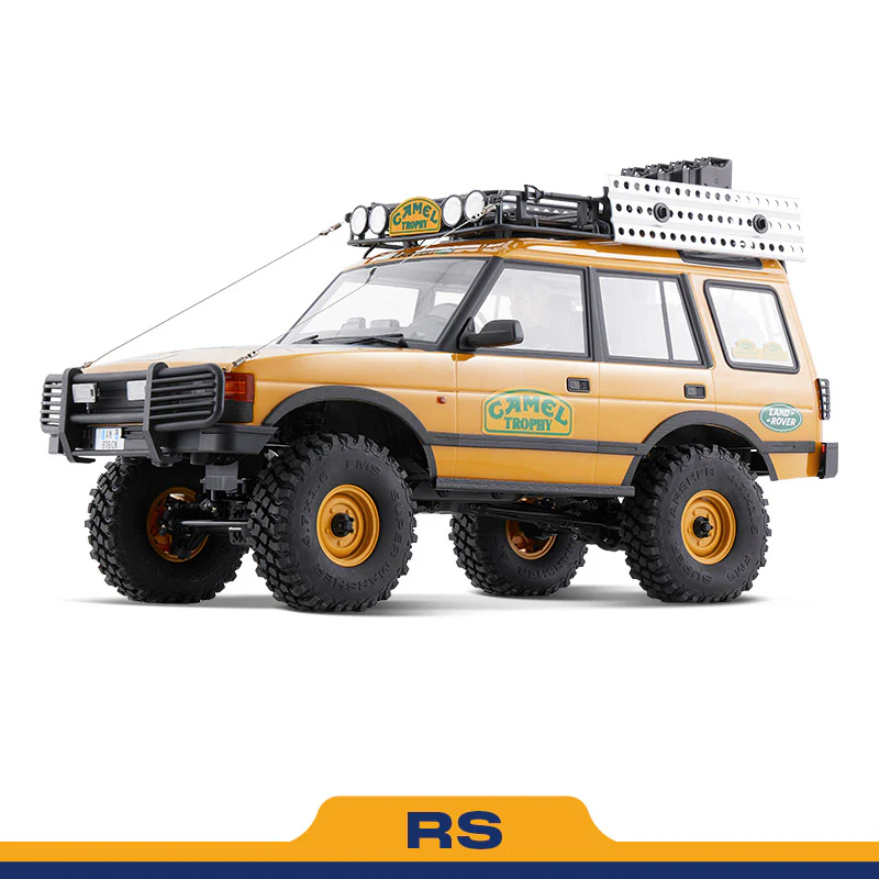 FMS11043RSYL-SP FMS 1:10 FCX10 Land Rover Discovery Camel Trophy Edition RS