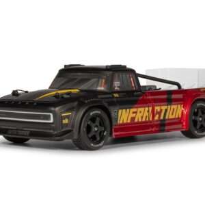 C-ARA4315V4T2 Arrma 1/8 INFRACTION 223S DSC 4X4 RTR Street Bash, Red/Black