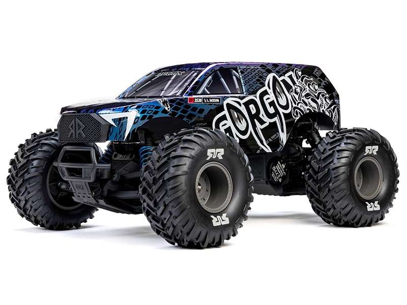 C-ARA3530T1 Arrma 1/10 GORGON 223S 2WD RTR Monster Truck, Blue/Black