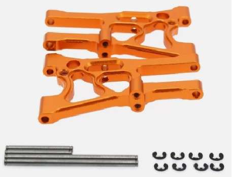 WR80004 Keys R/C HPI WR8 Aluminium Front Lower Suspension Arms Pr